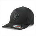ARIAT MENS FLEXFIT CAP LOGO BLACK