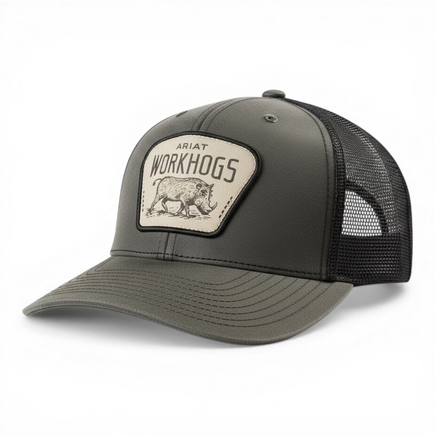 ARIAT MENS RICHARDSON 112 CAP WORKHOG CHARCOAL