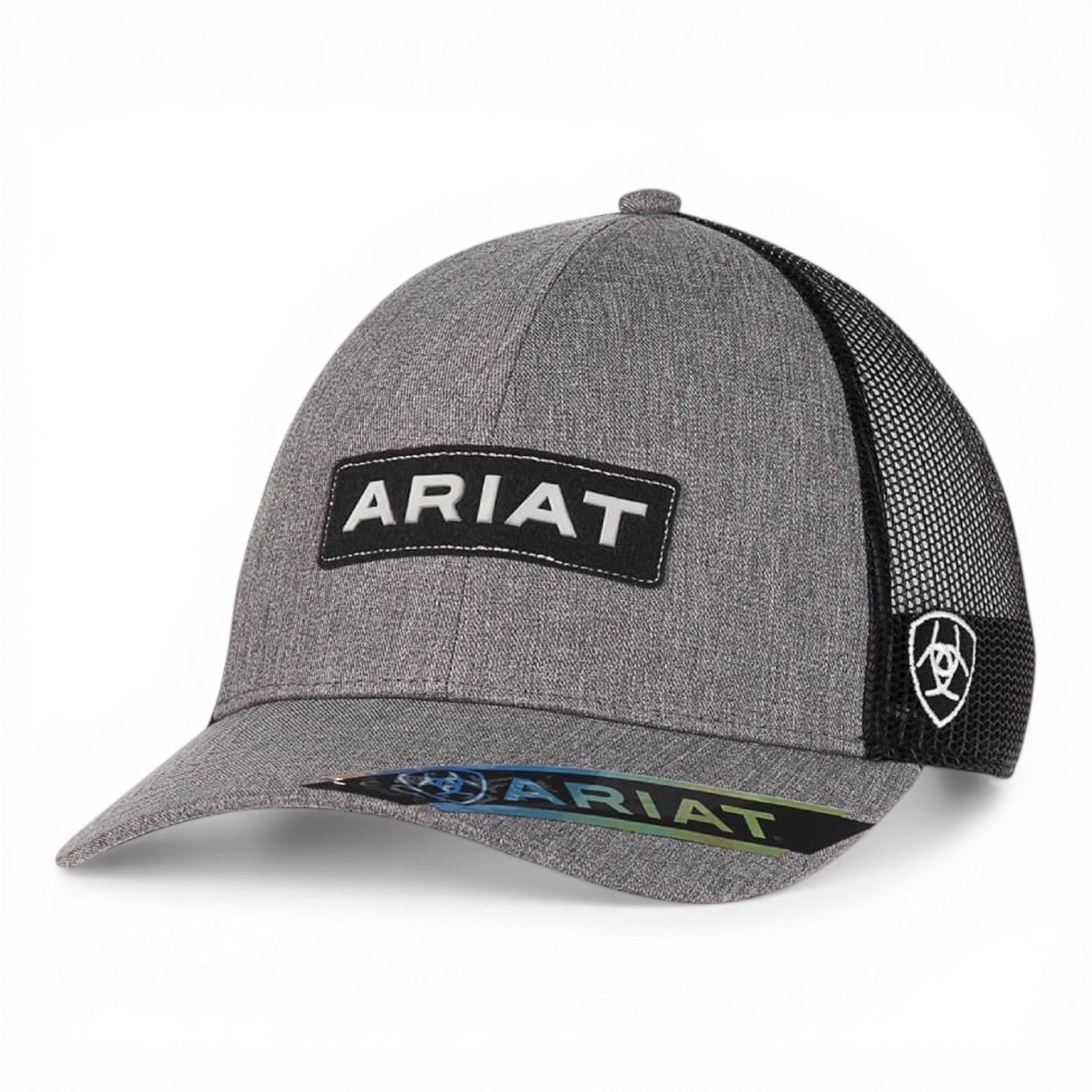 ARIAT BOYS YOUTH CAP SNAP BACK LOGO GREY