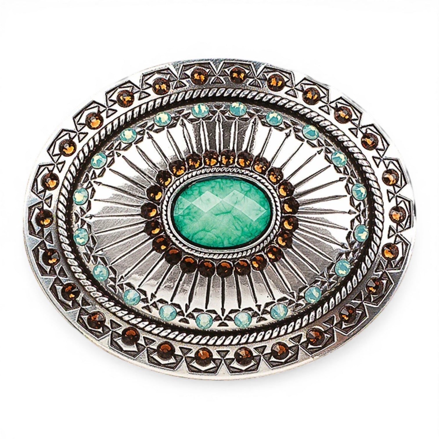 Blazin Roxx Womens Tribal Stamp Belt Buckle