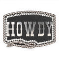 Nocona Ladies Howdy Rectangle Buckle