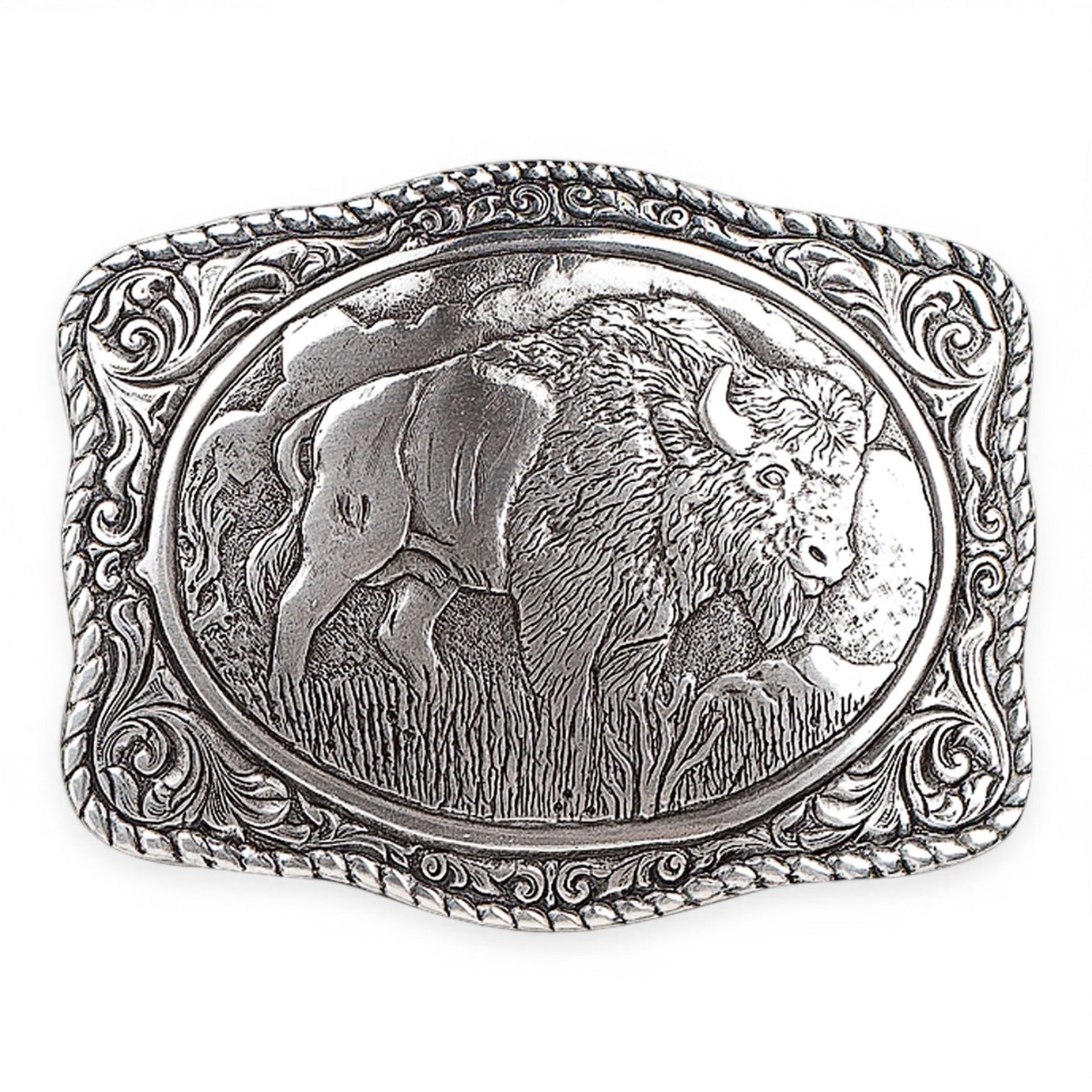 CRUMRINE VINTAGE BUFFALO BUCKLE