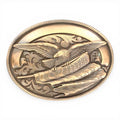 NOCONA MENS BUCKLE AMERICAN EAGLE BRONZE