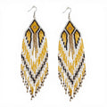 TAPESTRY OF TIME EARRINGS IN CORN YELLOW