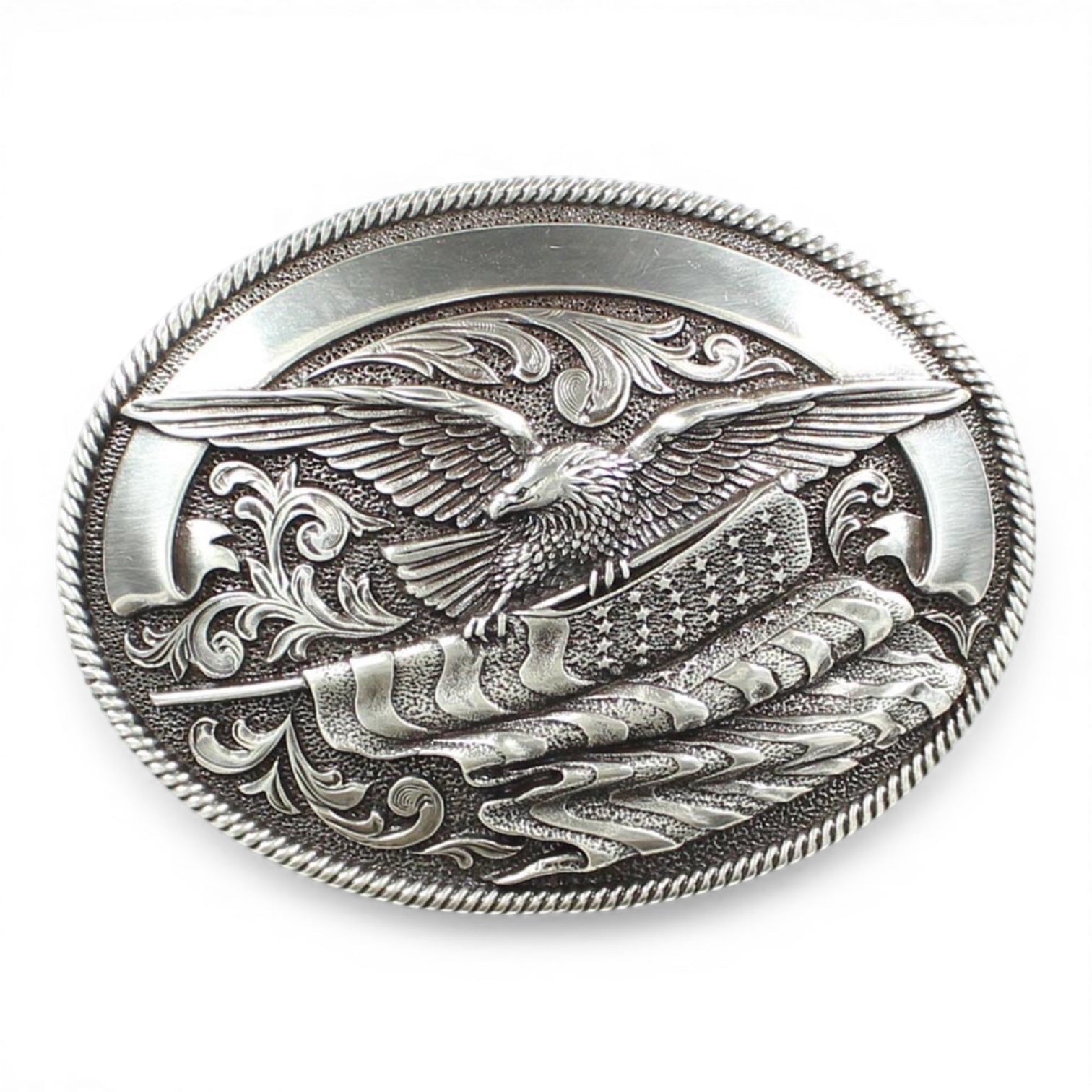 NOCONA MENS BUCKLE OVAL EAGLE