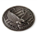 NOCONA MENS BUCKLE OVAL PROUD PATRIOT