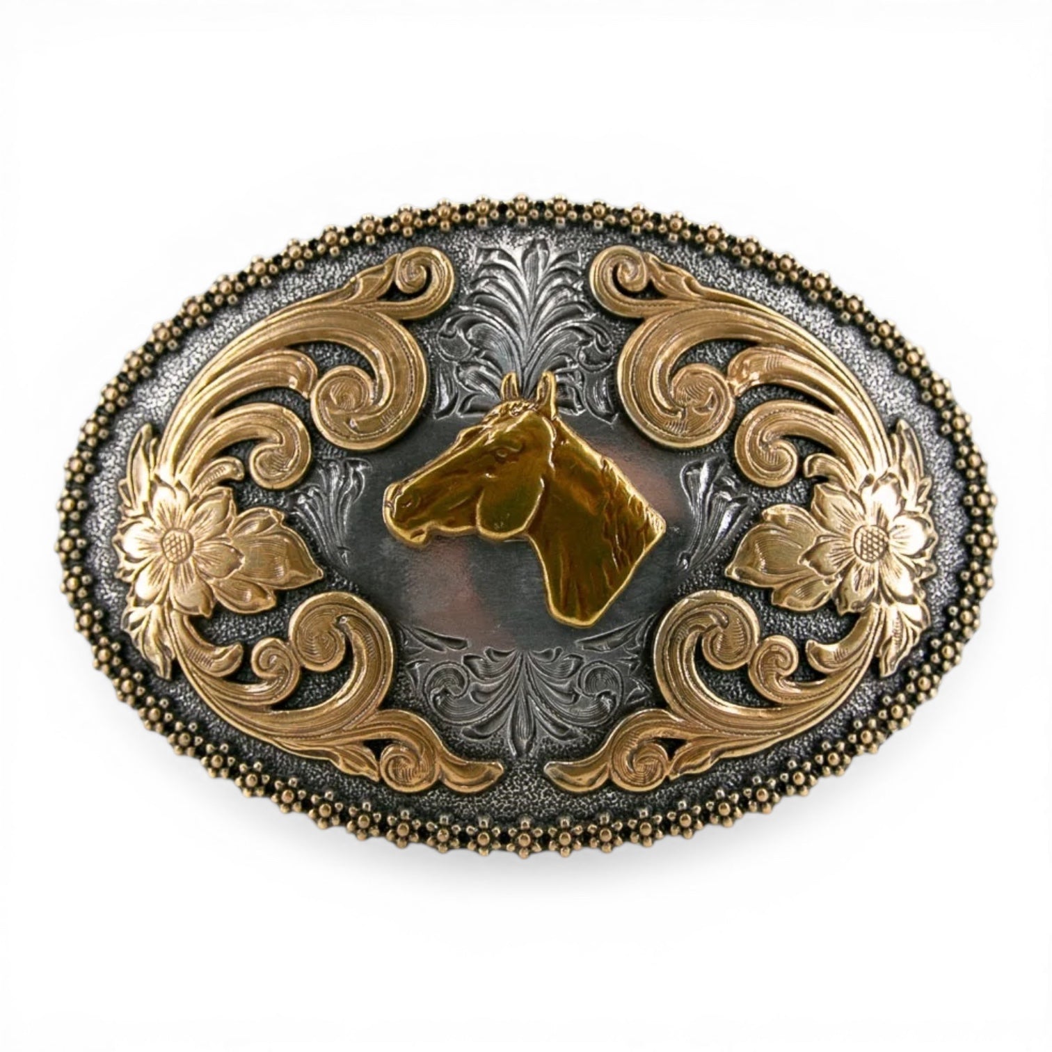 Nocona Ladies Berry Edge Horse Head Belt Buckle