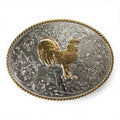 NOCONA MENS BUCKLE OVAL STANDING ROOSTER