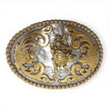 Nocona Mens Bull Rider Belt Buckle
