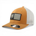 ARIAT CAP FLEXFIT FLAG PATCH TAN