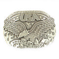 Nocona Mens Silver Toned Eagle American Strong Belt Buckle