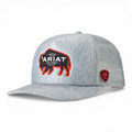 ARIAT MEN'S HEATHER BUFFALO PATCH CAP
