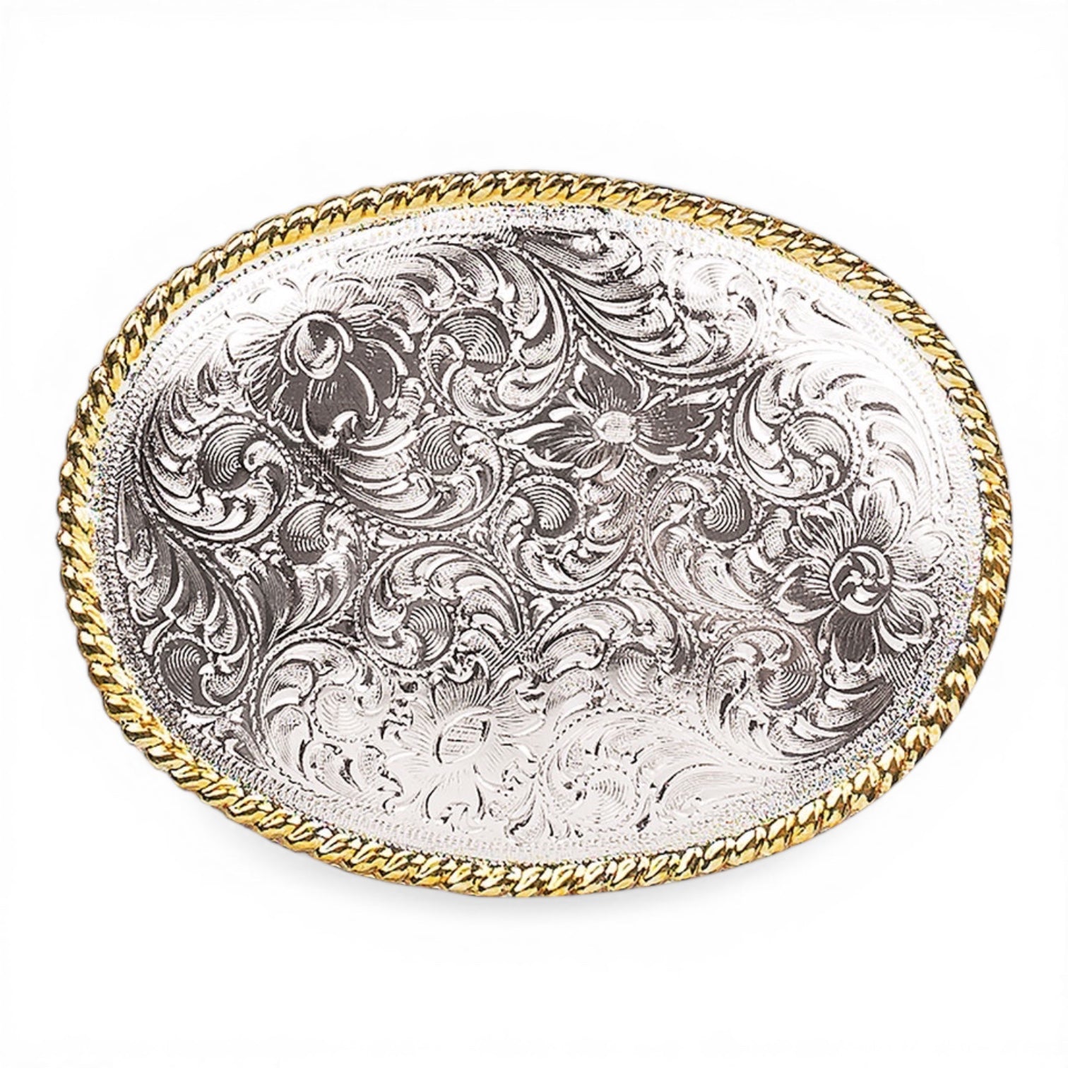 NOCONA MENS OVAL SCROLLED BUCKLE