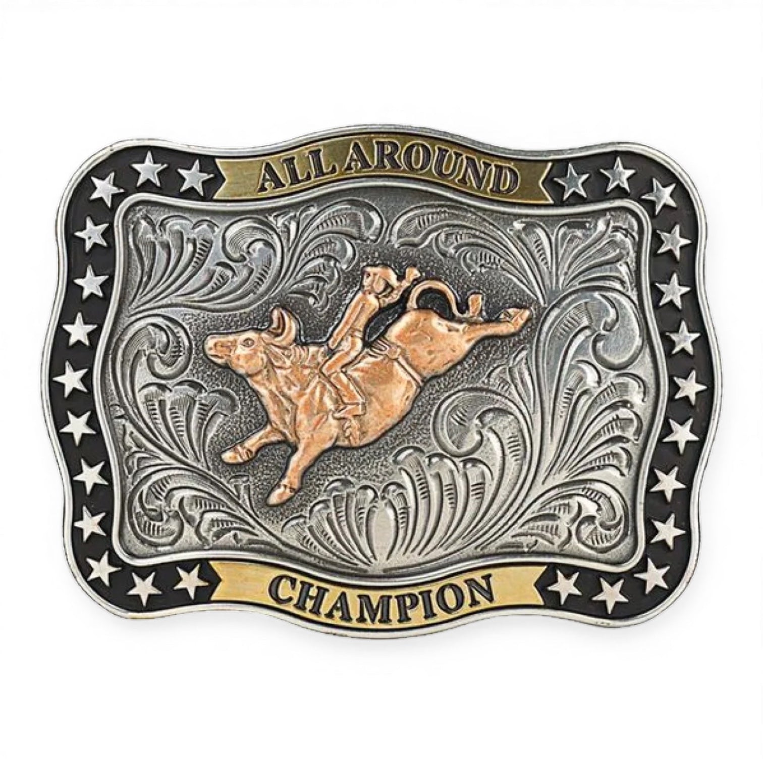NOCONA BOYS RECTANGLE BUCKLE BULLRIDER CHAMPION