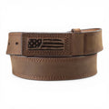 ARIAT MENS WORK BELT 1 1/2" SCRATCHLESS LEATHER BROWN