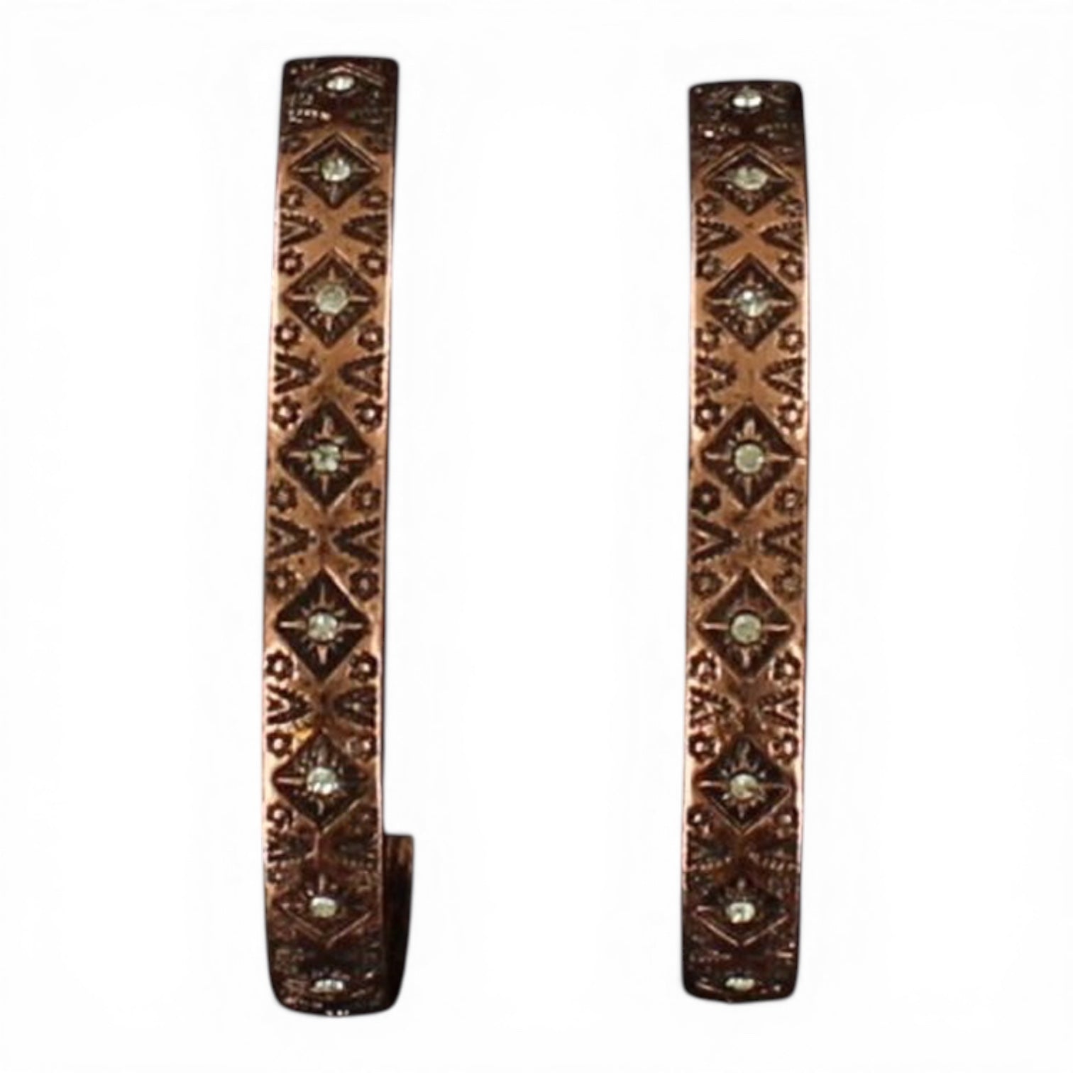 BLAZIN ROXX EARRINGS AZTEC STYLE HOOP