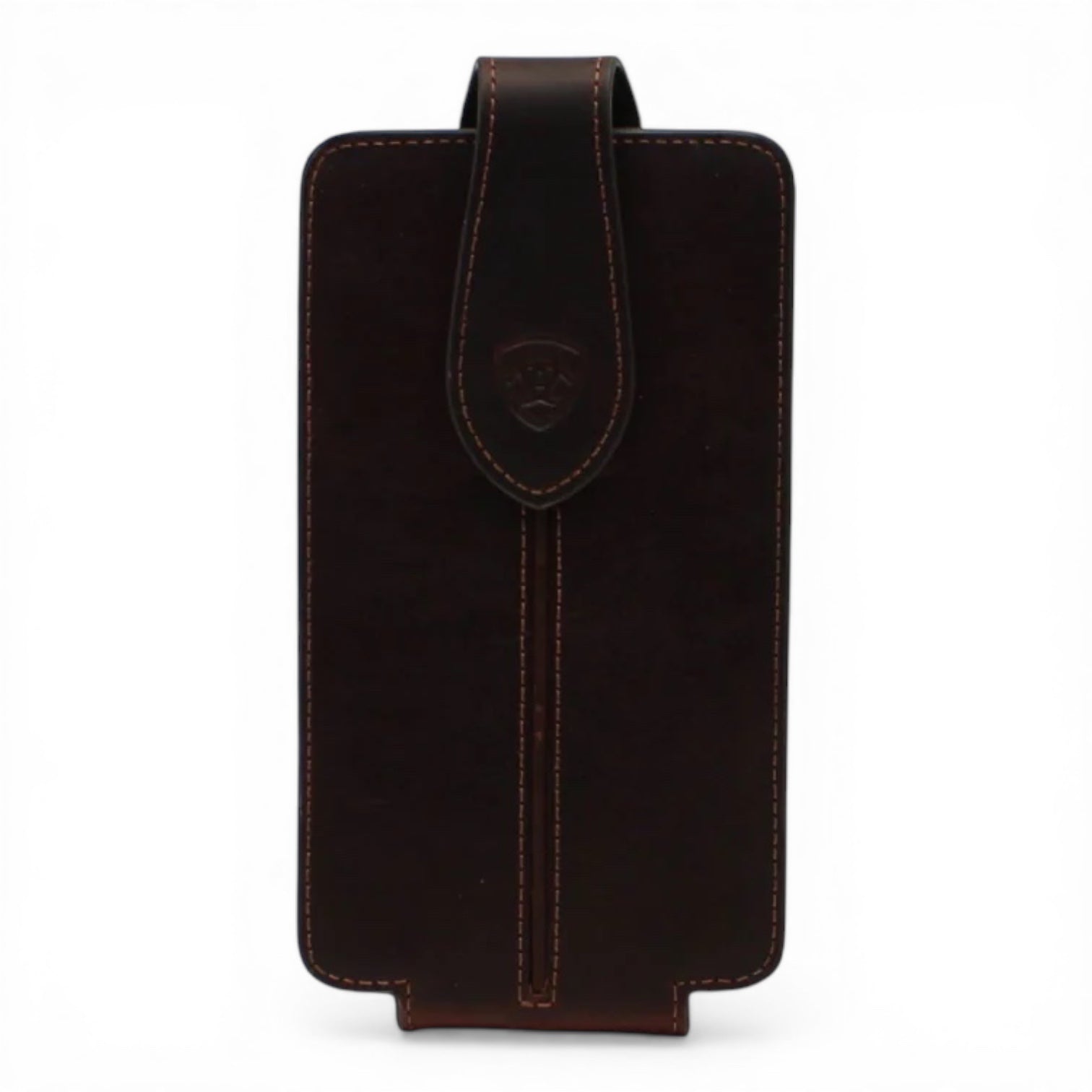 ARIAT CELL CASE LARGE CENTER BUMP BROWN
