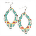 EAR RINGS PATTERN CT OT TEARDROP