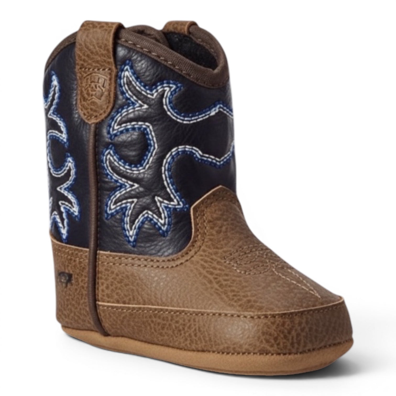 ARIAT LIL'STOMPERS INFANT TOMBSTONE MEDIUM BROWN