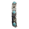 ANTQ SLVR AZTEC STAMPED BARCEL