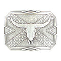 NOCONA MENS STEER SKULL BUCKLE