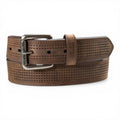 ARIAT MENS WORK BELT 1 1/2" PERFORATED BROWN