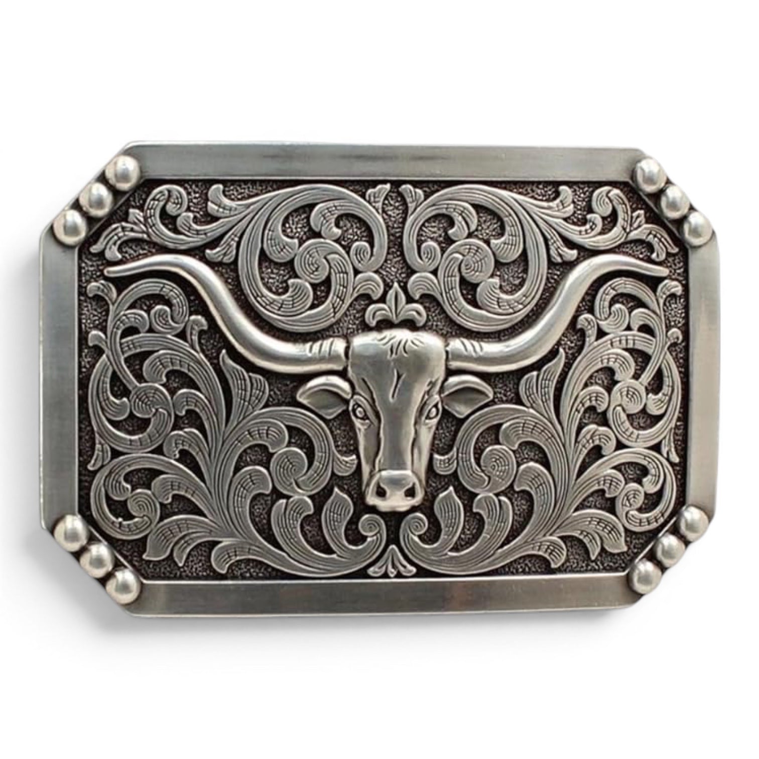 NOCONA MENS RECTANGLE SMOOTH EDGE LONGHORN