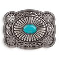BLAZIN ROXX TURQUOISE STONE FANNED BUCKLE