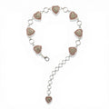 NOCONA GIRLS CHAIN BELT HEART CONCHOS PINK