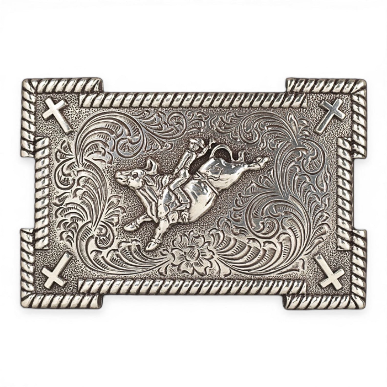 NOCONA BOYS RECTANGLE BUCKLE BULLRIDER CROSS