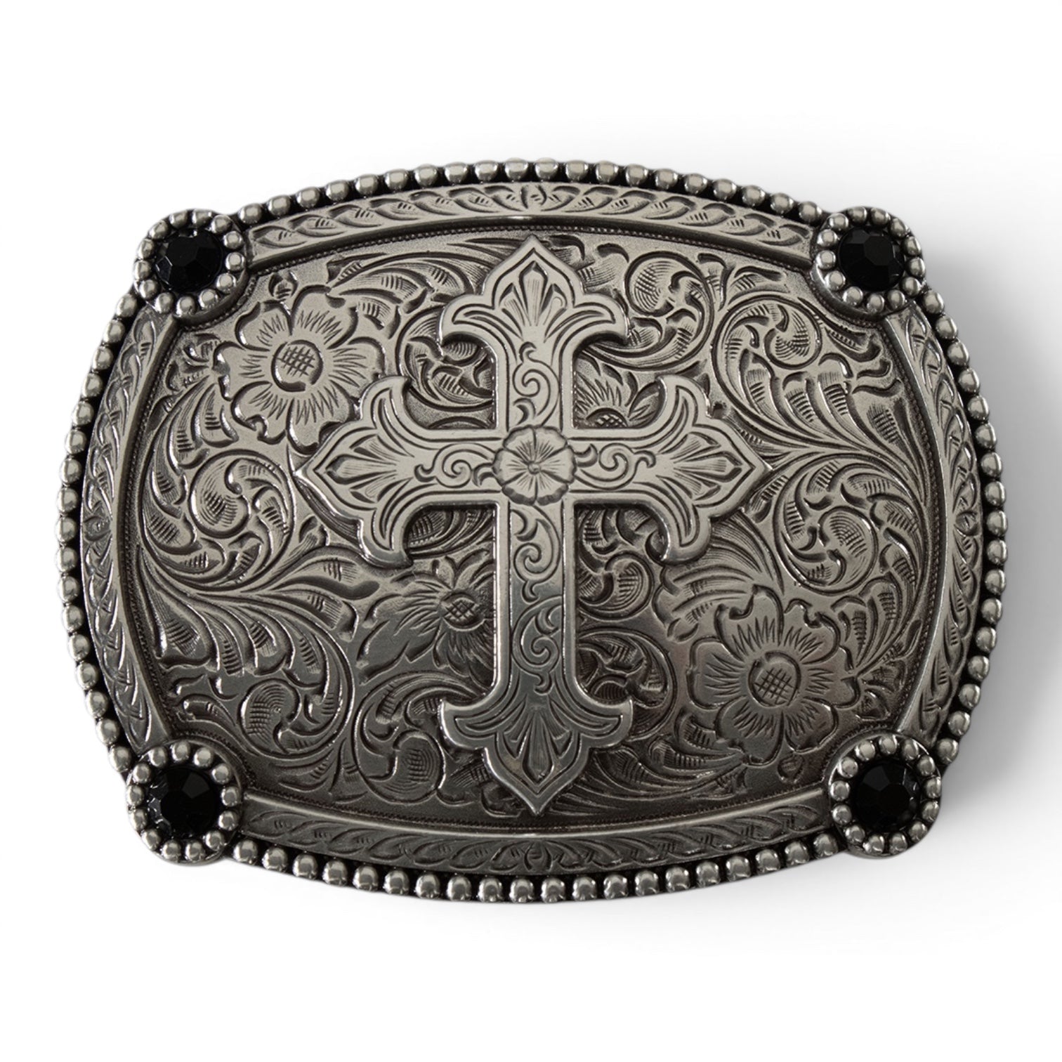 BLAZIN ROXX LADIES BUCKLE FLORAL CROSS