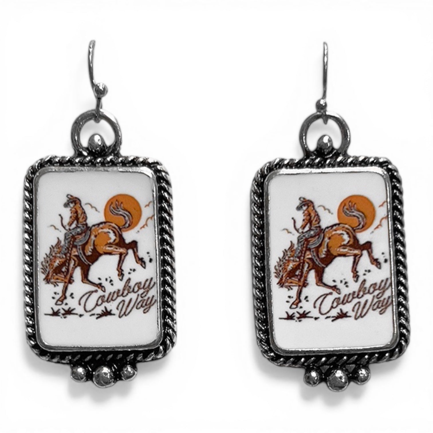 SILVER STRIKE LADIES EARRINGS COWBOY WAY MULTICOLOR