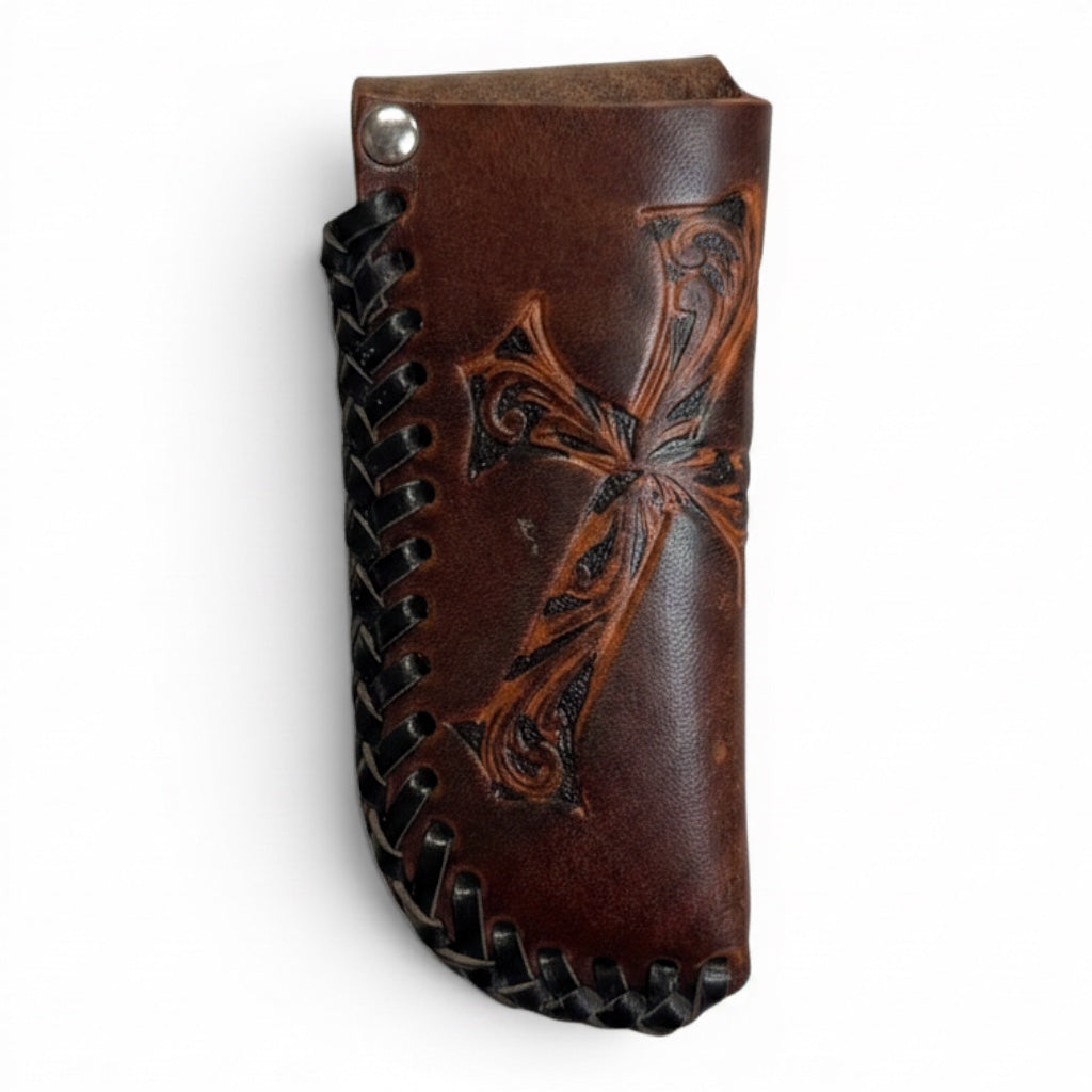 NOCONA SMALL LEATHER KNIFE SHEATH