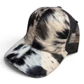 Cowhide Hair-On Trucker Cap