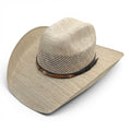 Bangora Chihuahua Cowboy Hat – Natural Straw with Studded Band