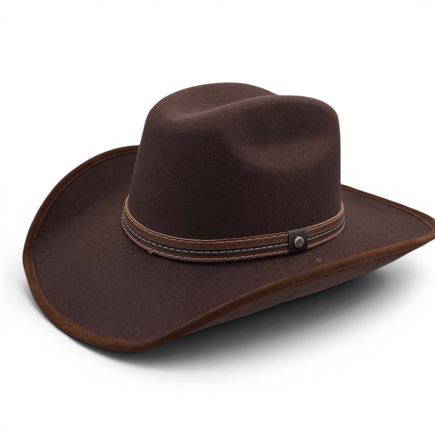 KIDS SUEDE WESTERN COWBOY HAT
