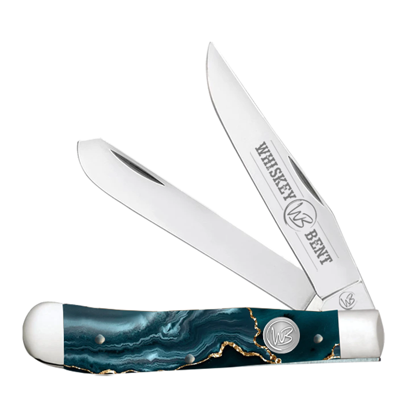 WHISKEY BENT GOLD RUSH TRAPPER KNIVES