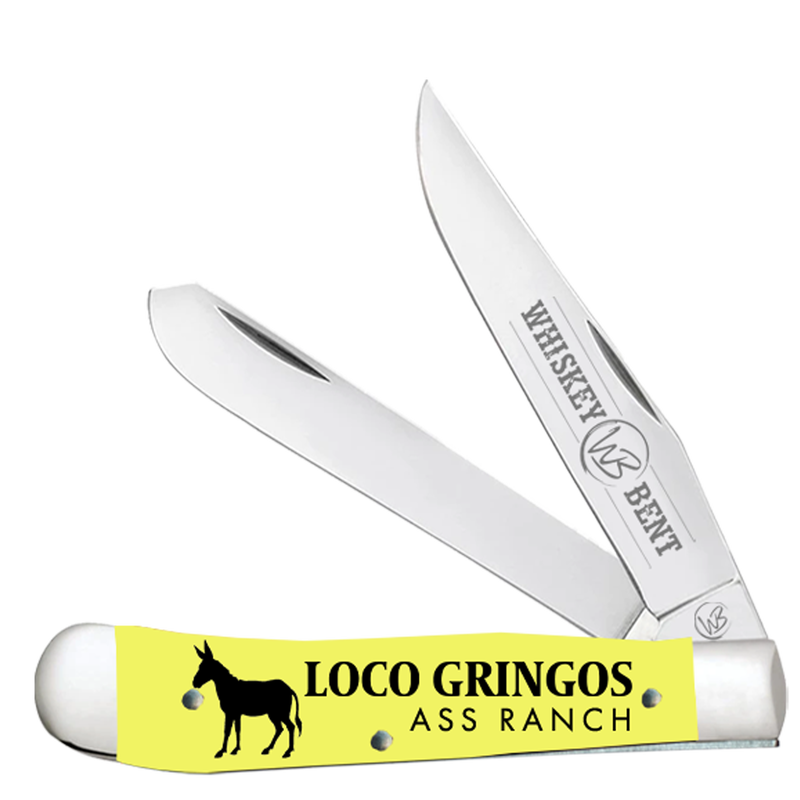 WHISKEY BENT LOCO GRINGOS TRAPPER KNIVES
