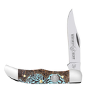 WHISKEY RANCH TOOLED COUNTRY MINI HUNTER KNIVES